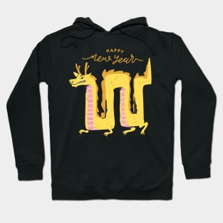 Dragon cute gold 2024 Hoodie